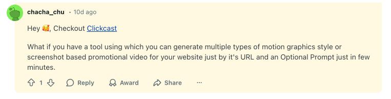 Chat mockup created with Mimic