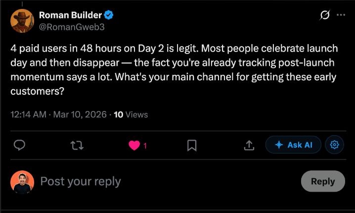 Chat mockup created with Mimic