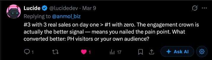 Chat mockup created with Mimic