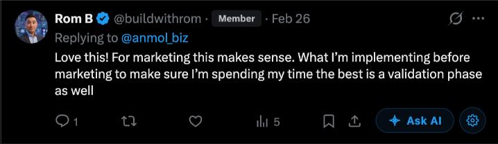 Chat mockup created with Mimic