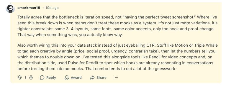 Chat mockup created with Mimic